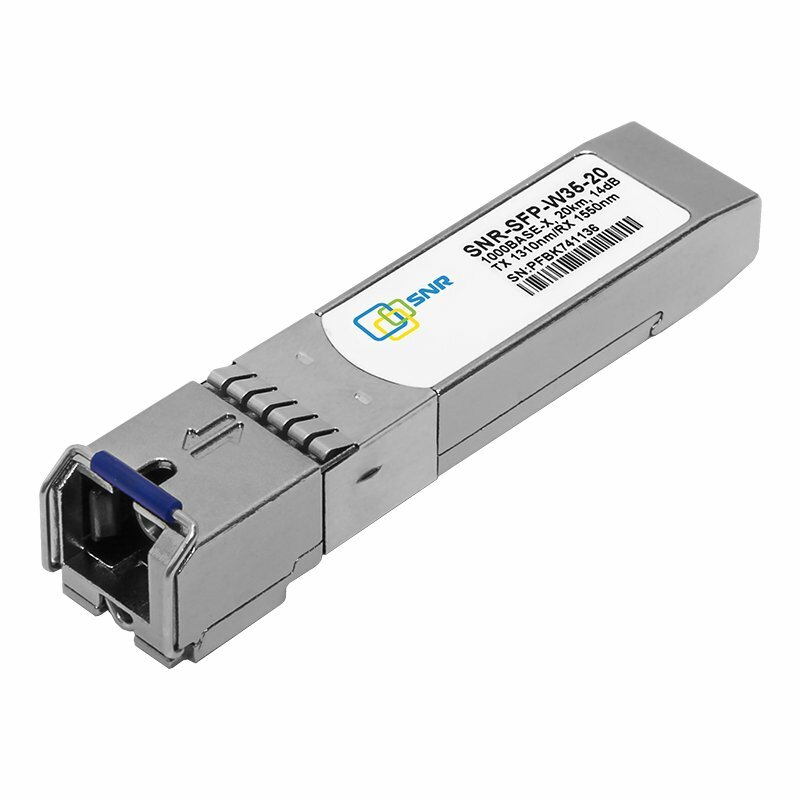 SNR Модуль SFP WDM, дальность до 20км (14dB), 1310нм