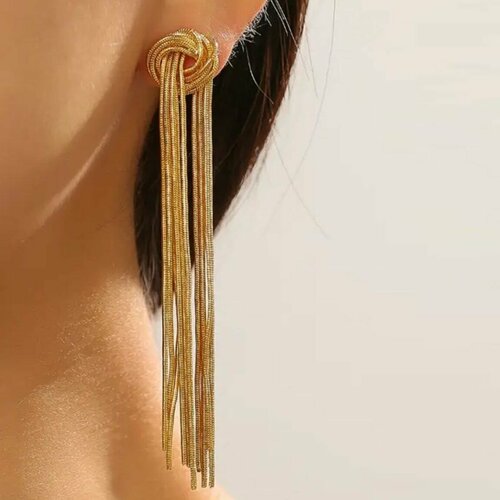 Серьги Dawu, золотистый