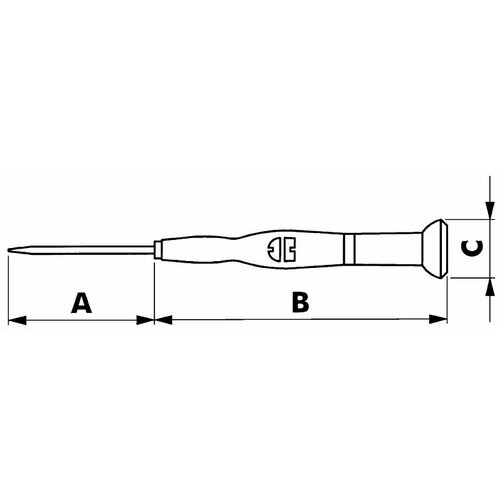 Отвертка vde Д/точн РАБ SL 0.5Х3.0