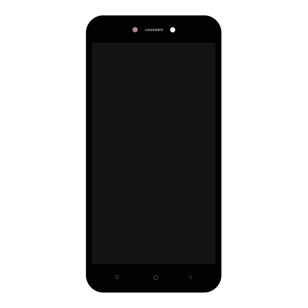 Дисплей (экран) в сборе с тачскрином для Xiaomi Redmi Go черный с рамкой (Premium LCD) / 1280x720
