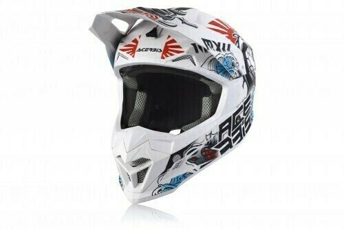 Мотошлем кроссовый взрослый Acerbis PROFILE 4 White/Blue/Red, XXL