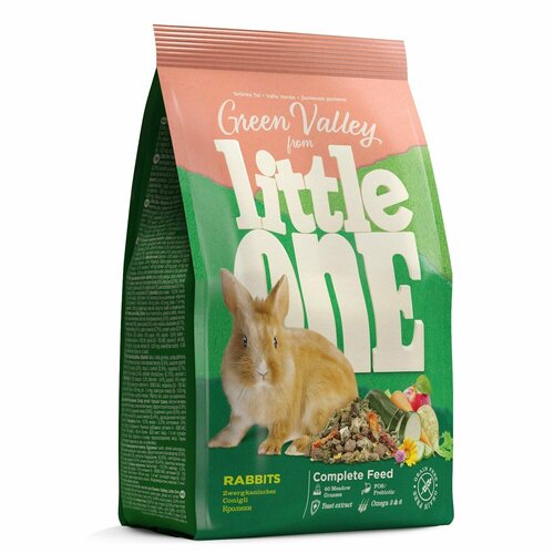 Корм для кроликов Little One Зеленая долина из разнотравья 750г