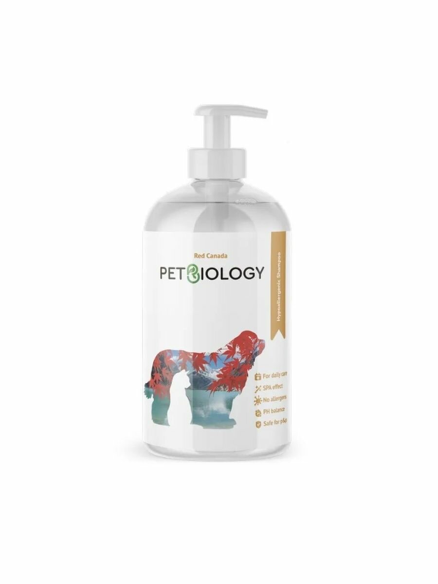 PetBiology Шампунь гипоаллергенный для кошек и собак, Канада, 300 мл