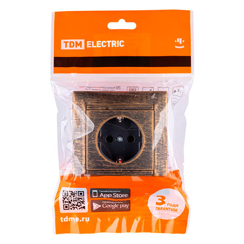 Розетка 2P+PE TDM Electric - фото №5