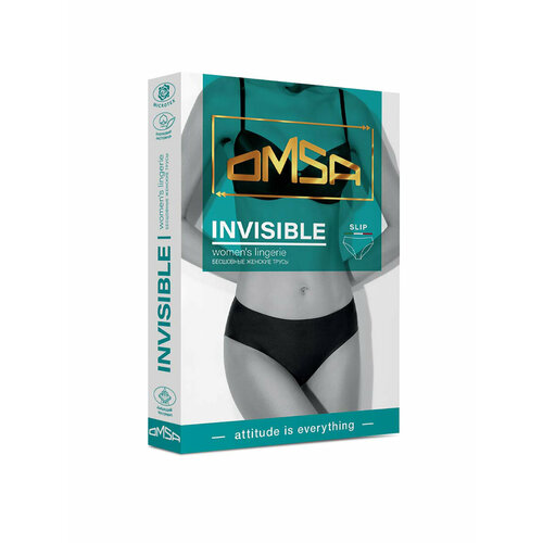 фото Трусы omsa invisible slip, размер 46=m, экрю, белый