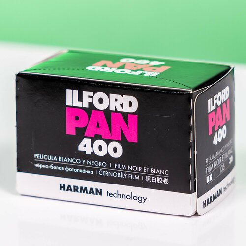 Фотопленка черно-белая Ilford PAN 400 (36 кадров, процесс D-76, ISO 400, срок 04.2028)