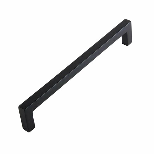 Ручка-скоба мебельная 93 МЦ 160 мм, цвет антрацит