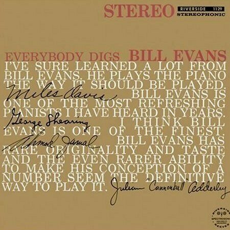 Виниловая пластинка Bill Evans - Everybody Digs Bill Evans - Vinyl. 1 LP