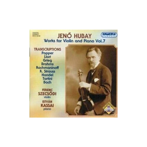 AUDIO CD HUBAY: Works for Violin and Piano Vol.7. / Szecső hubay works for violin and piano vol 8