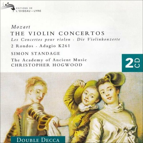 audio cd christopher hogwood the bach recordings Audio CD Mozart: The Violin Concertos. Simon Standage, The Academy of Ancient Music, Christopher Hogwood (2 CD)