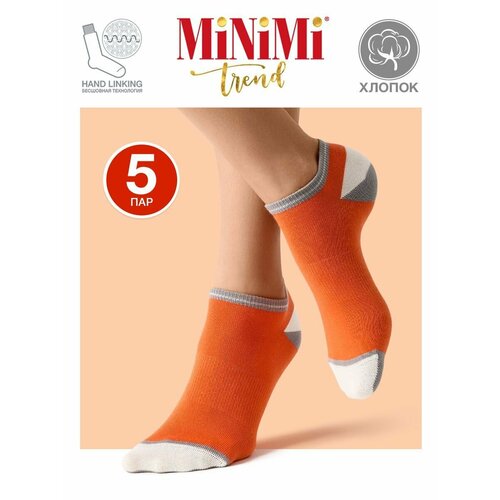 Носки MiNiMi, 5 пар, размер 39-41, оранжевый