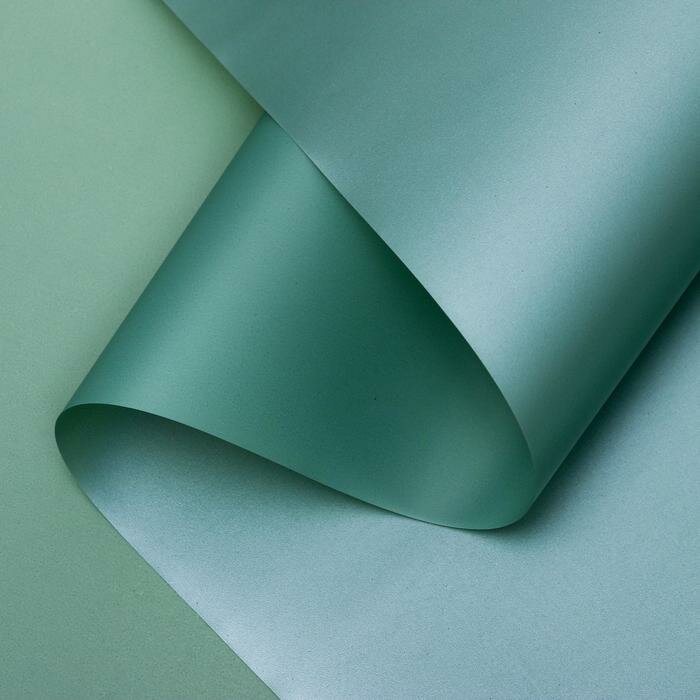 Пленка для цветов КНР "Нежность", пастельно-зеленый, 0,58 см х 10 м