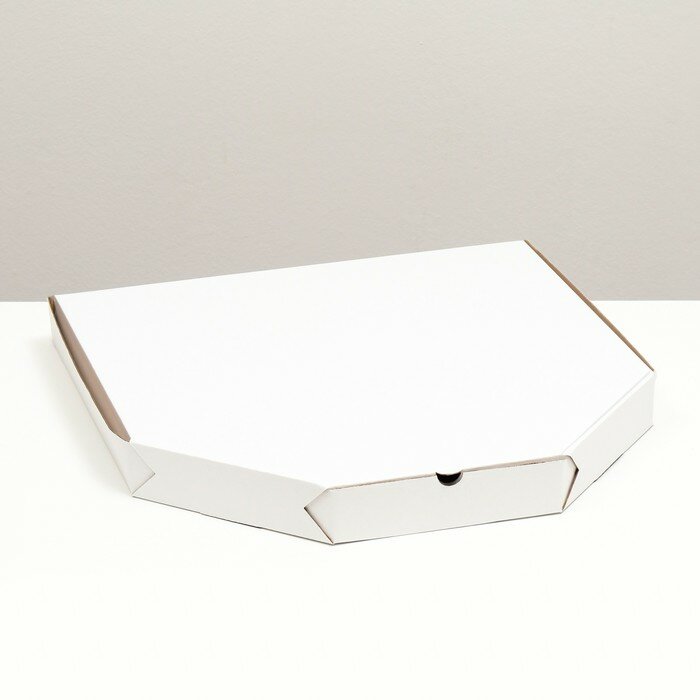 Упаковка для пиццы Sima-land белая, 42 х 42 х 4,5 см, 10 штук