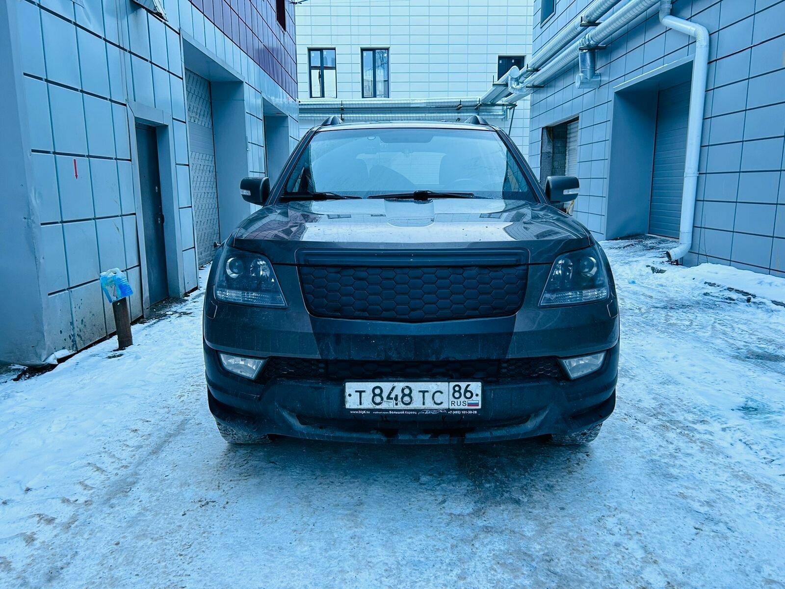 Утеплитель радиатора и бампера для Kia Mohave 2008 2016 I