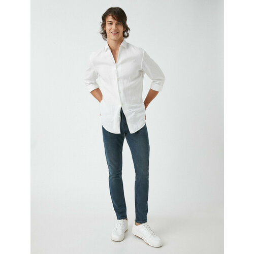 фото Джинсы koton, размер 31/30, зеленый