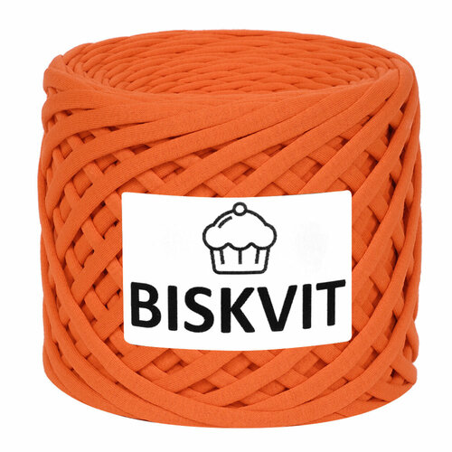 Пряжа Biskvit, 330г, 100м, 100%хлопок, (Мандарин) (1 шт.)