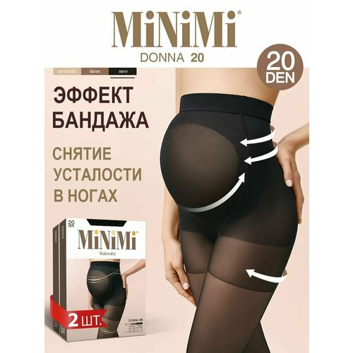 фото Колготки minimi, 20 den, 2 шт., размер 2, черный