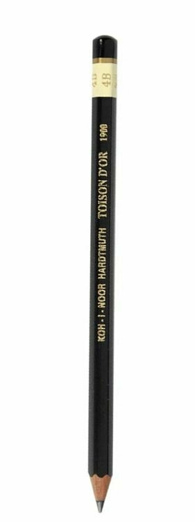 Карандаш Koh-i-Noor Toison D`or 1900 , шестигранный, дерево, картонная упаковка 12 шт./кор. - фото №6