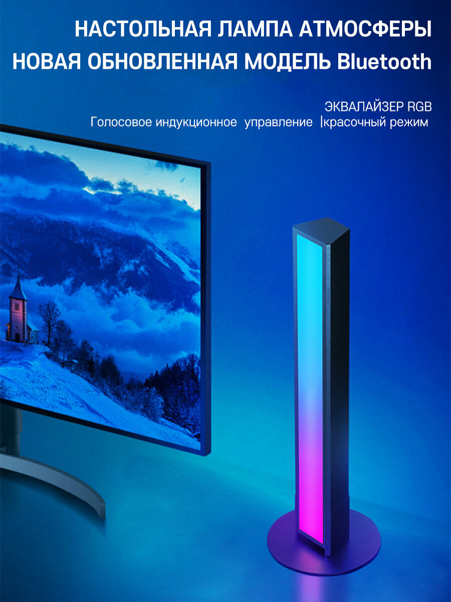 LED светильники RGB 2шт, цветная лампа, неоновая лампа RGB - фотография № 1