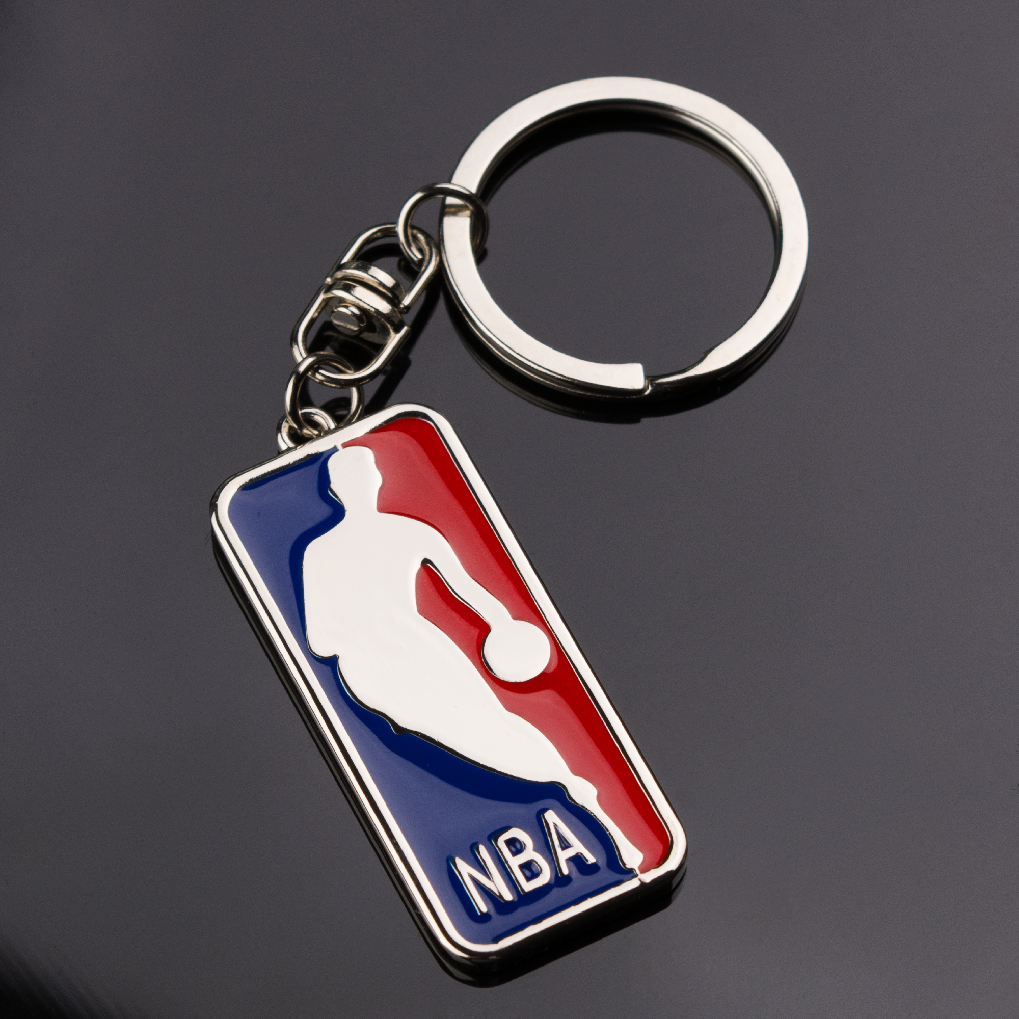 Брелок для ключей / брелок детский на рюкзак логотип НБА NBA баскетбол металл