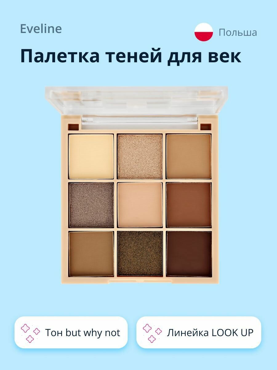 Палетка теней для век EVELINE...