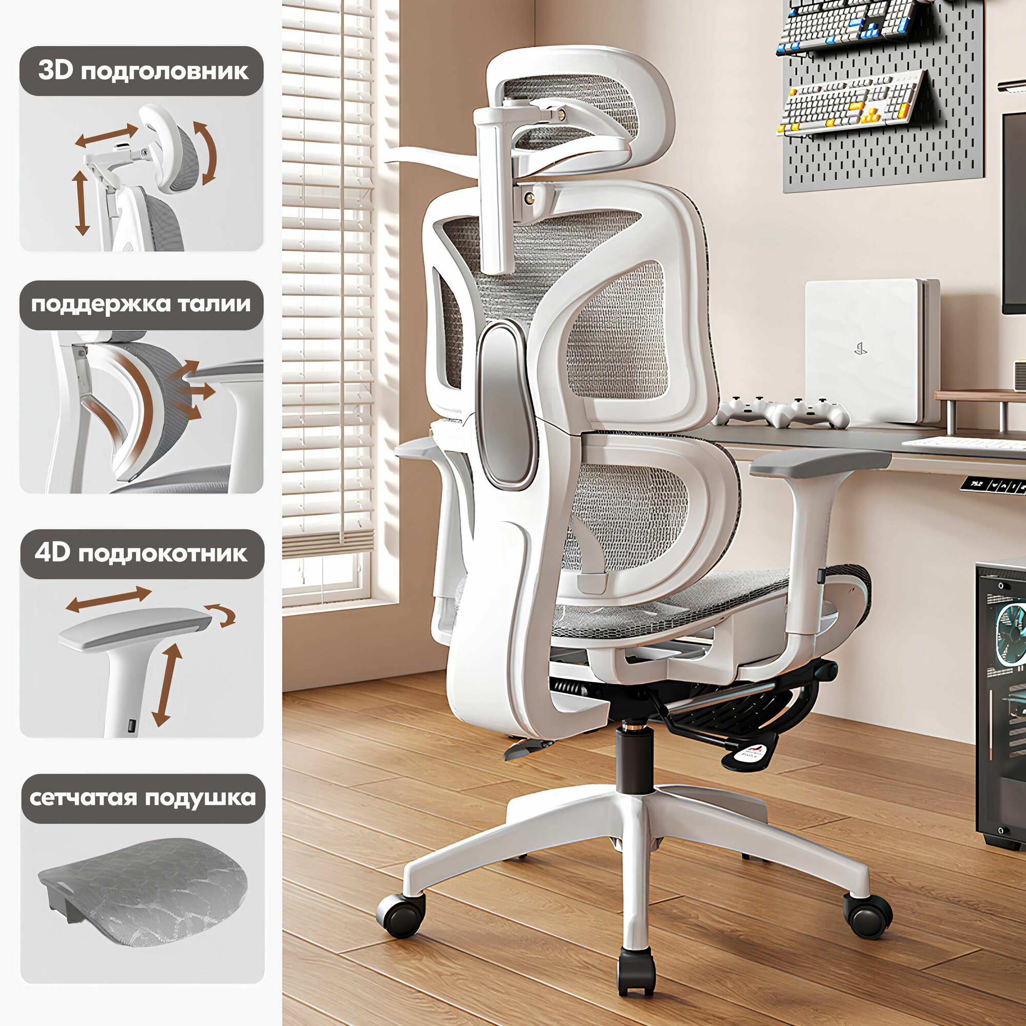 фото Игровое компьютерное кресло GAMEVISION 203 Black