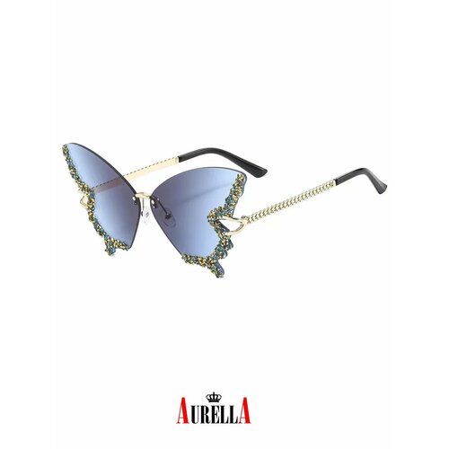 Солнцезащитные очки AURELLA, голубой, синий