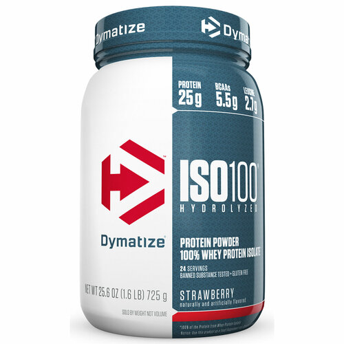 Протеин Dymatize ISO 100, 600 гр Клубника