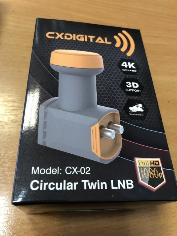 Конвертер круговой поляризации Coax CX-02 2 выхода (4429)