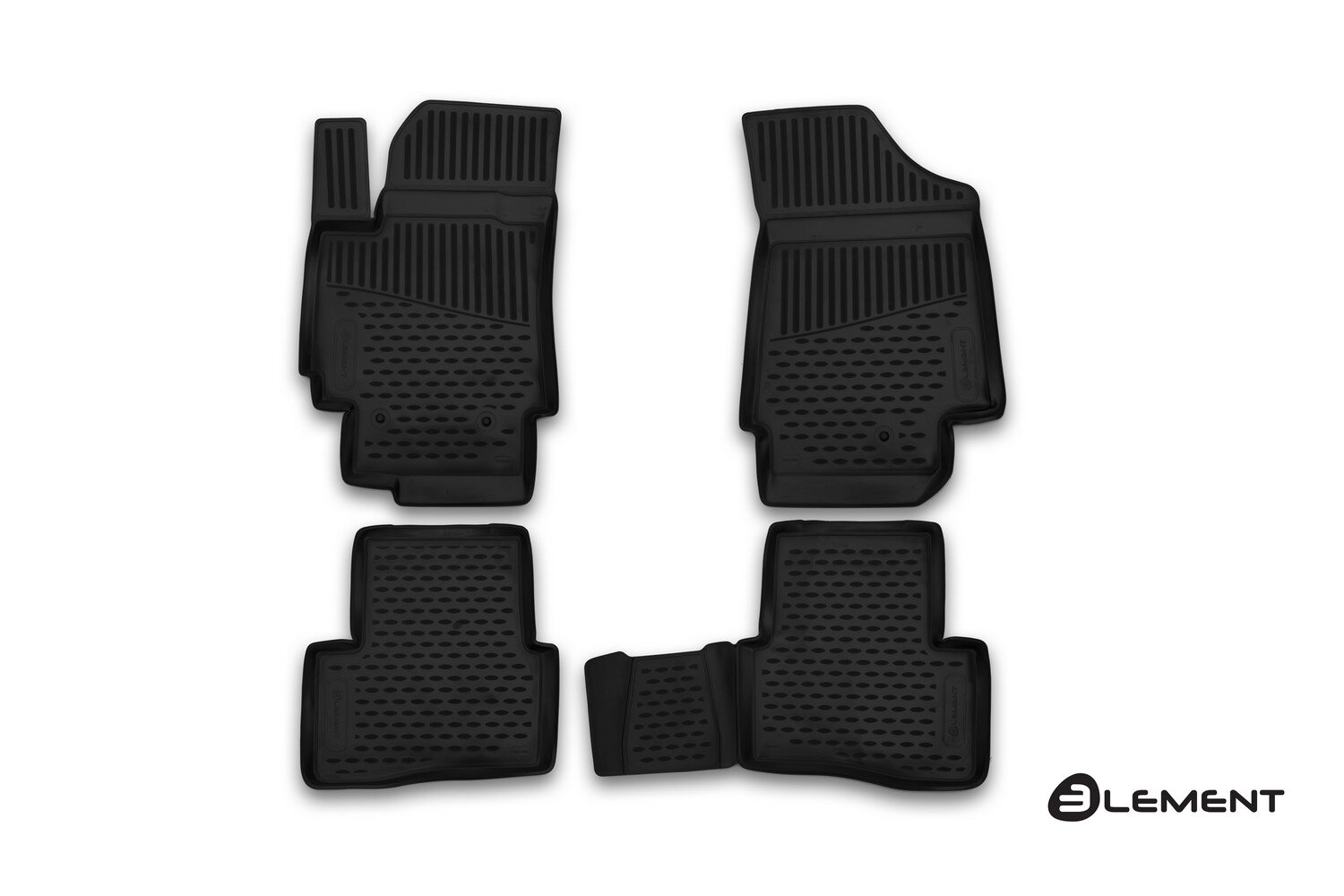 Коврики в салон для HYUNDAI Creta (I, Ip), 2016-2021, 4 шт. (полиуретан) Element. ELEMENT2062210K