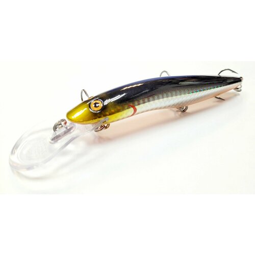 Воблер Grows Culture Sorcerer 125 мм, заглубление 8+ метров, 24 гр. (1 лопатка +8м и 1 запасная+8м) цвет 6