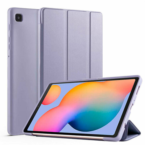 Чехол для планшета Samsung Galaxy Tab S6 Lite 2024 2022 2020 10.4 дюйма (P610 P613 P615 P619 P620 P625), из мягкого силикона, дымчато-фиолетовый