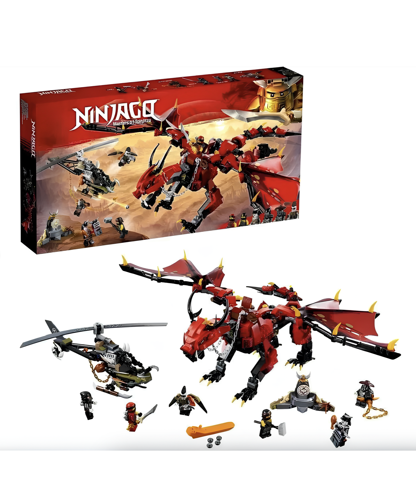 Конструктор Ниндзяго: "Первый страж" Дракон - 882 деталей/совместим с Lego Ninjago