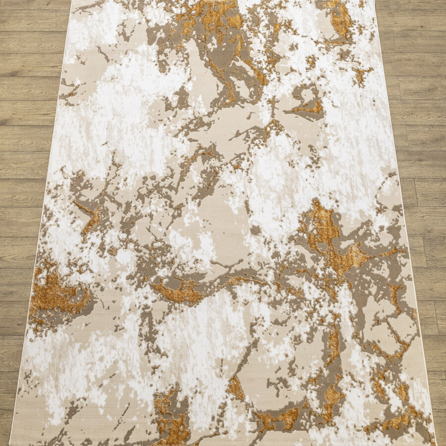 Ковер Турецкий Nord дизайн 10465A цвет BEIGE / GOLD 1.2x1.8м