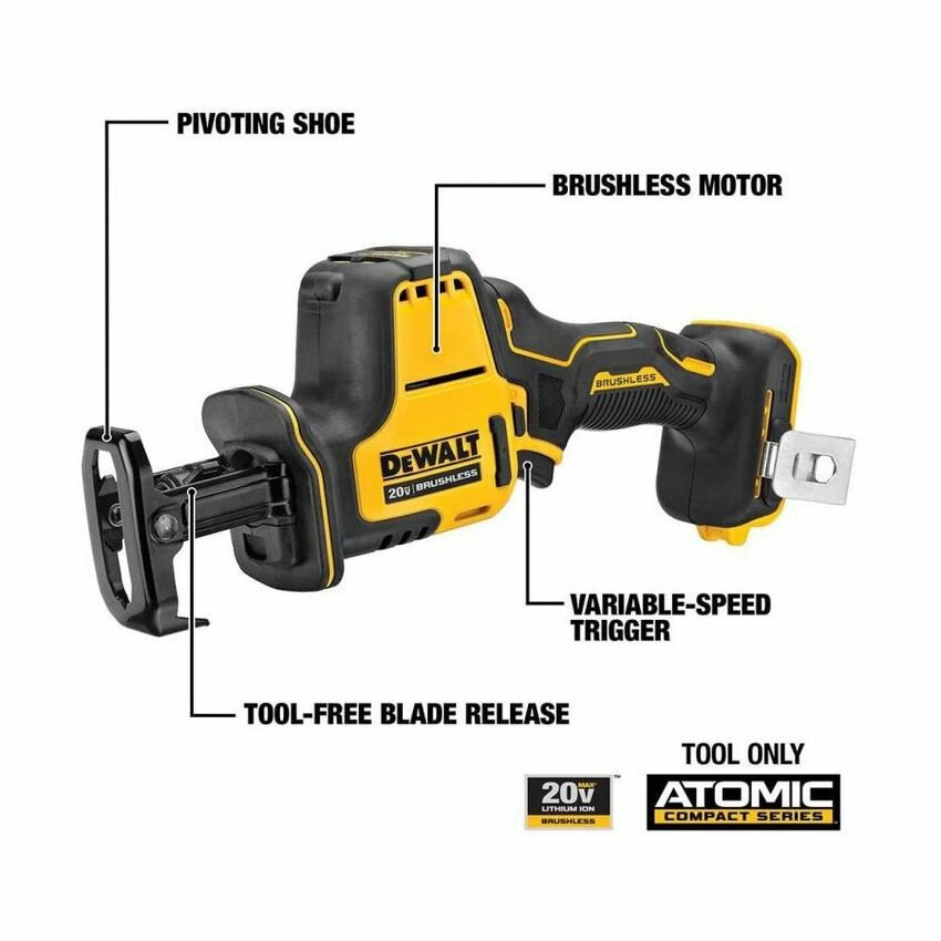 Инструменты DeWALT DCS369NT с индивидуальным пластиковым кейсом. — фото 1
