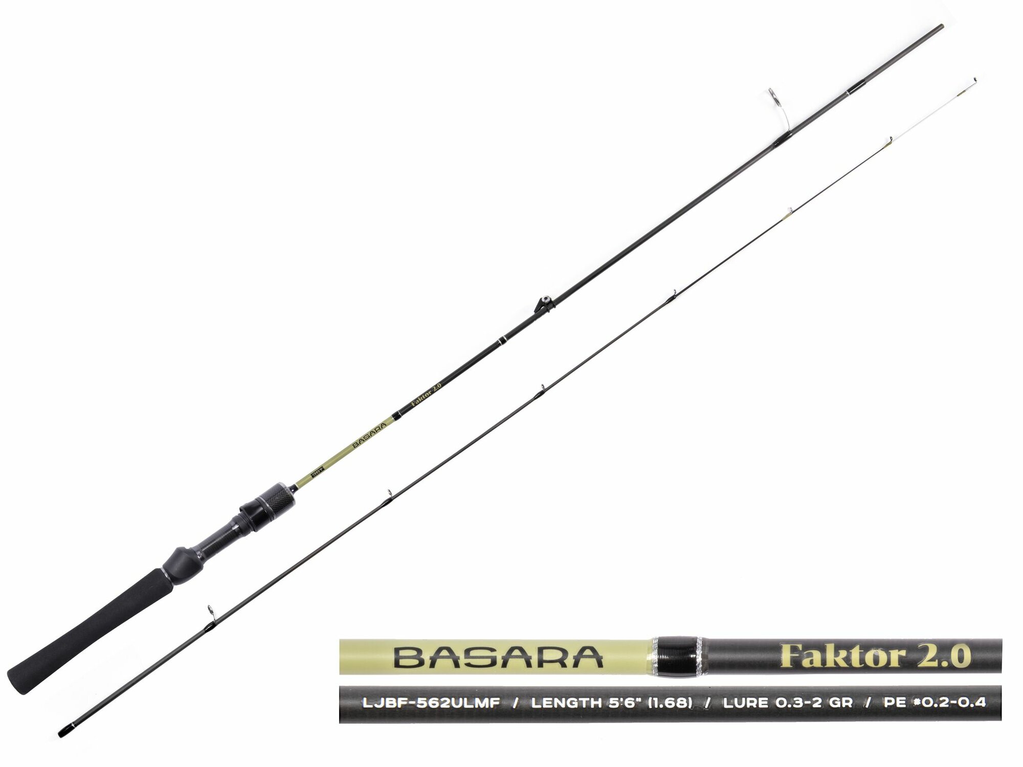 Спиннинг Lucky John Basara FAKTOR 2 5'6"/1.68