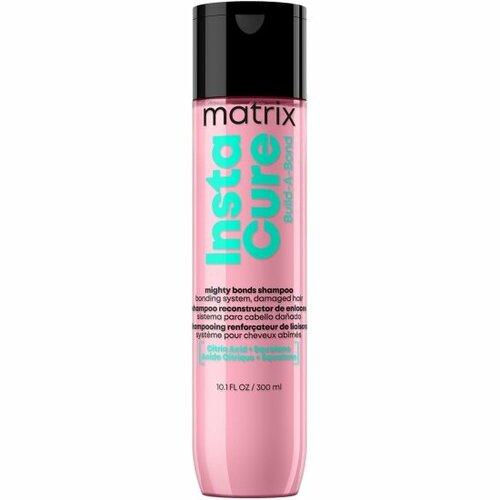Бессульфатный шампунь-бондинг Matrix Cosmetics Matrix Instacure, для поврежд. и ослаб. волос, 300 мл