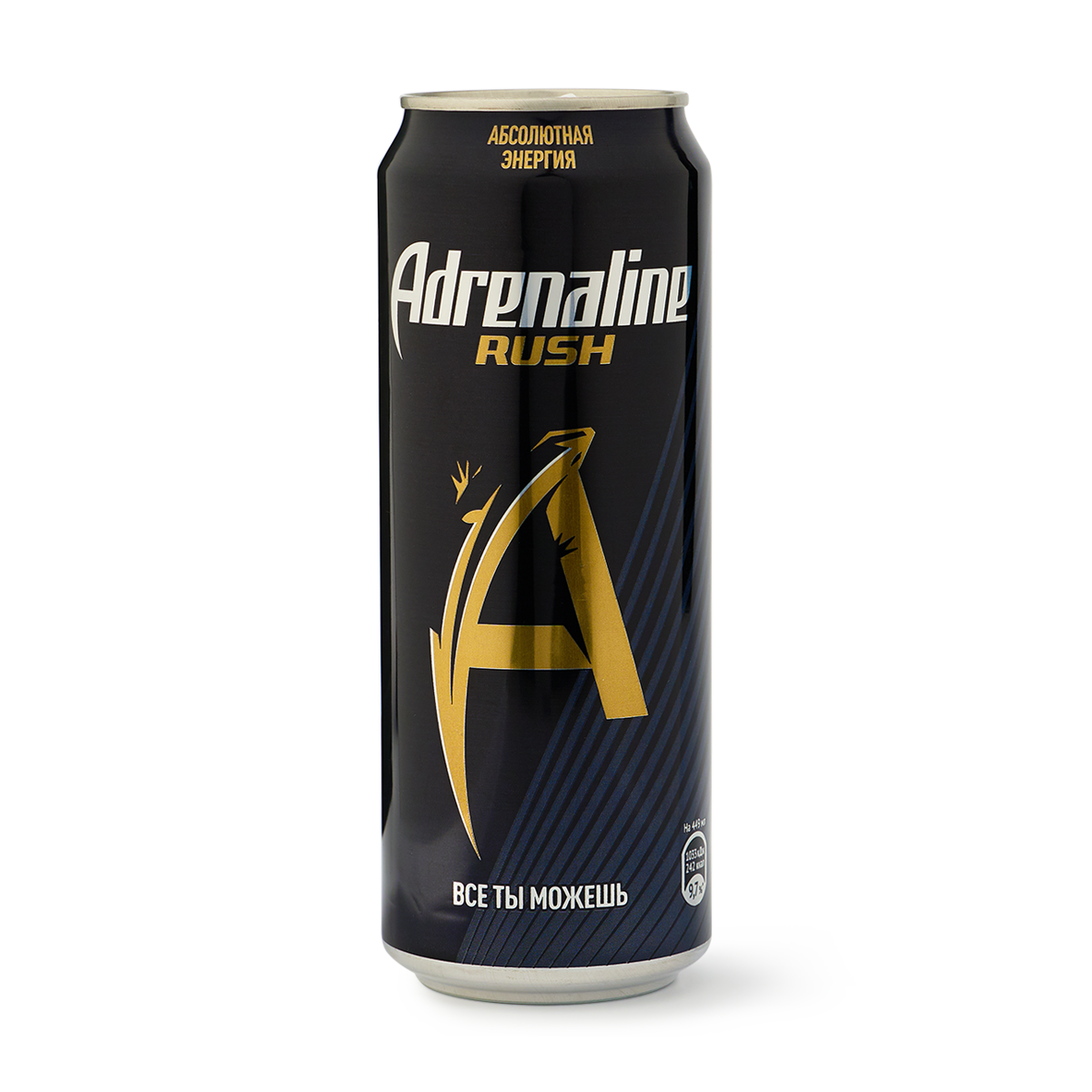 Энергетический напиток Adrenaline Rush, 0,449 л, без ГМО, 1 упаковка