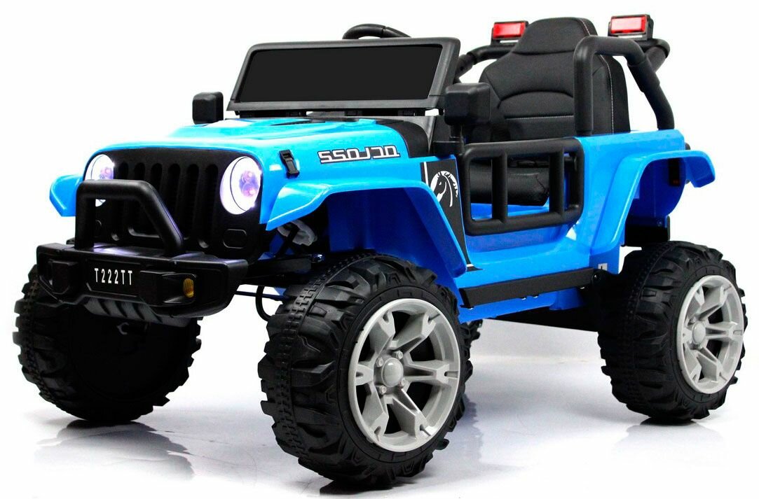 Детский электромобиль RiverToys T222TT 4WD Синий