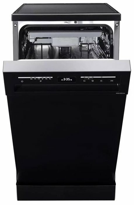 Посудомоечная машина Delonghi DDWS09S Erea, узкая, 44,8 см, 10 комплектов, черный