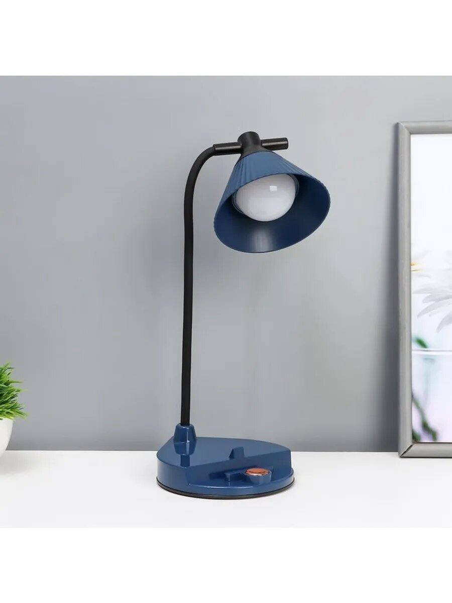Настольная лампа "Парасоль" LED, от USB/АКБ 6 Вт сенсор 3000