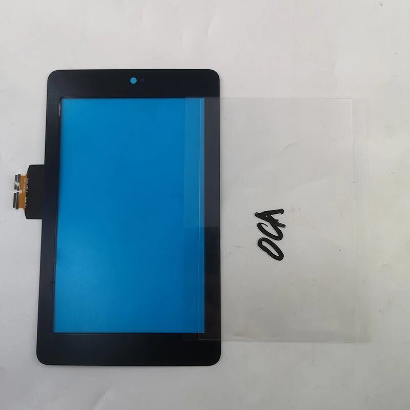 Новый 7-дюймовый сенсорный экран для ASUS Google Nexus 7 ME370 ME370T ME370TG Touch Diigitizer, Стеклянные запасные части, touch with OCA