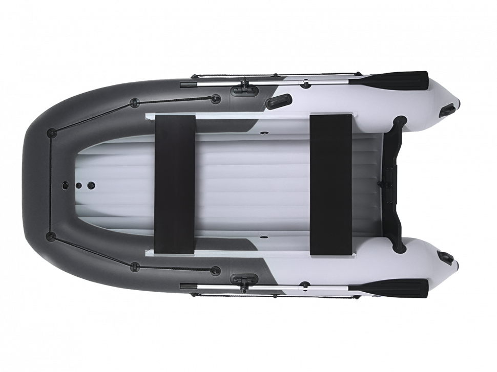 Надувная лодка НДНД Grouper 335W серо-синий — фото 1