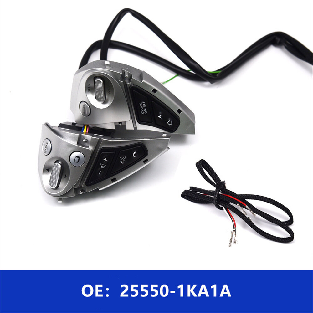 Кнопка переключателя управления рулевого колеса для Nissan Sentra Juke F15 370Z 25550-1KA1A