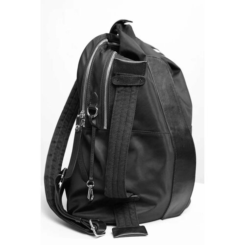 Сумка-рюкзак sashabred, 18 л, 15х40х30 см, ручная кладь, черный