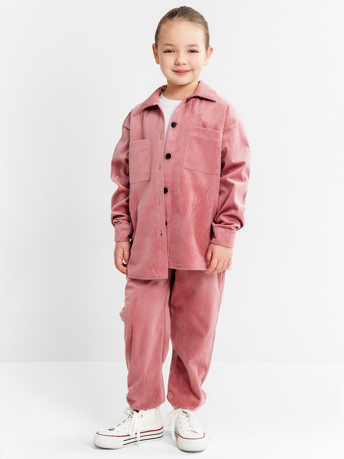Комплект одежды Kaftan, размер 128, розовый