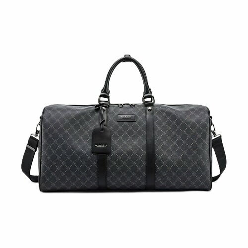 Сумка спортивная MARK FAIRWHALE, 40 л, 22х26х52 см, ручная кладь, черный, серый