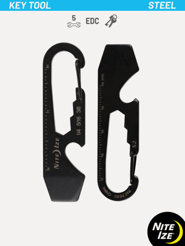 Изображение товара Мультитул-брелок edc Nite Ize DoohicKey Key Tool - Черный
