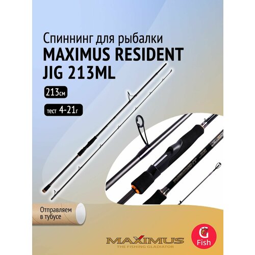 Спиннинг Maximus RESIDENT JIG 213ML 2,13m 4-21g