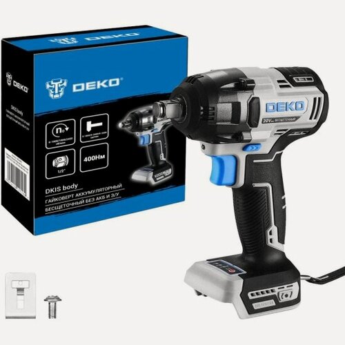 Изображение товара Гайковерт аккумуляторный Deko DKIS, 400 Нм, без АКБ и ЗУ (063-4451)